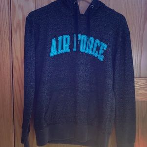 Black air force sweatshirt/hoodie